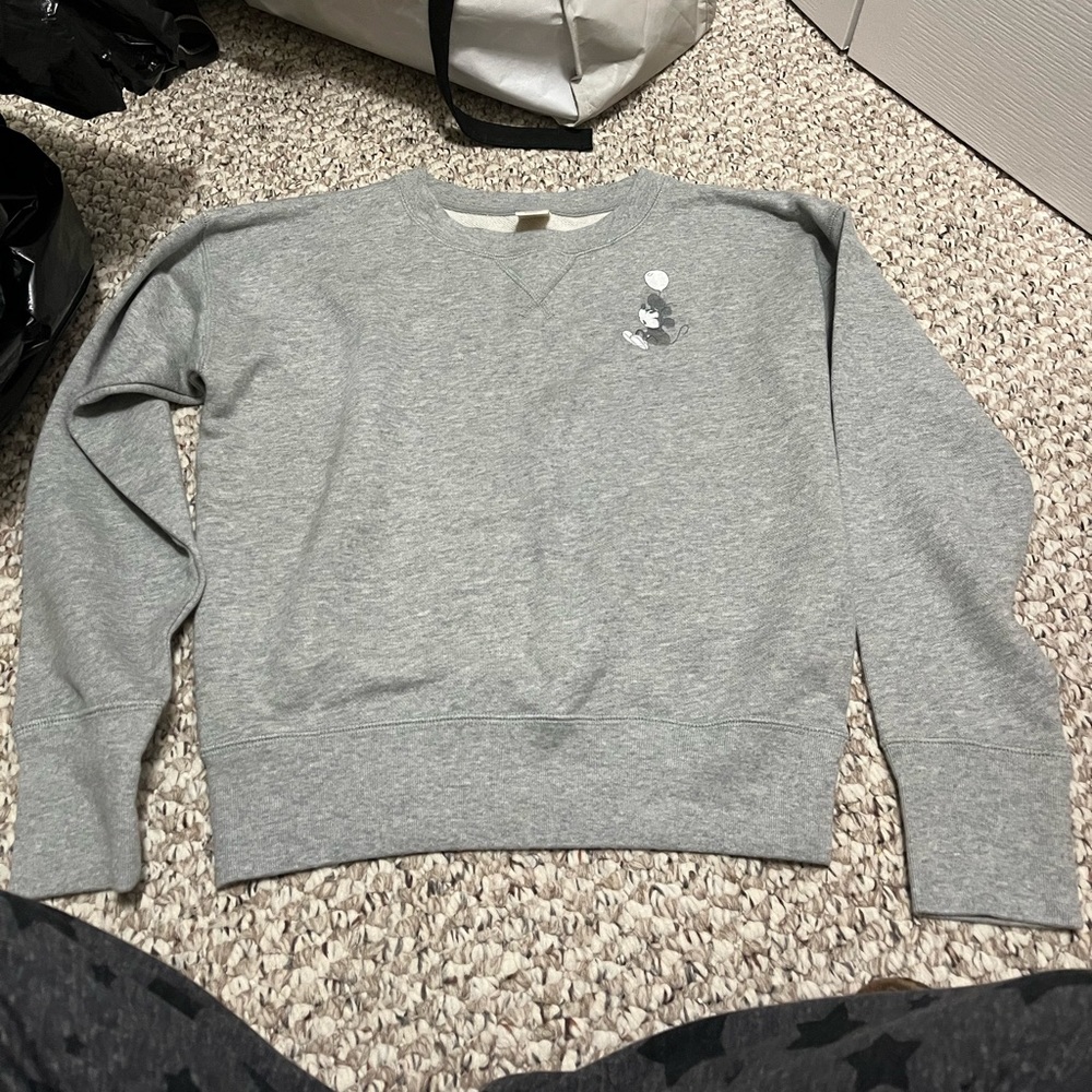 UNIQLO never worn mickey mouse grey sweater
